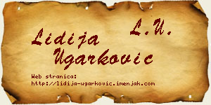 Lidija Ugarković vizit kartica